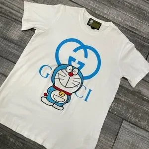 Gucci | Tops | Gucci Doraemon T Shirt Embroidered Women Size Small